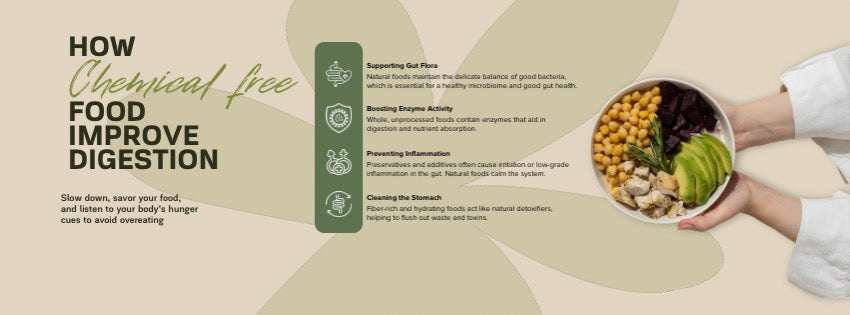 “What You Eat Matters: How Chemical-Free Foods Transform Gut Health”