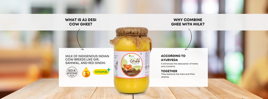 Why Drinking Milk with A2 Desi Cow Ghee is a Game Changer