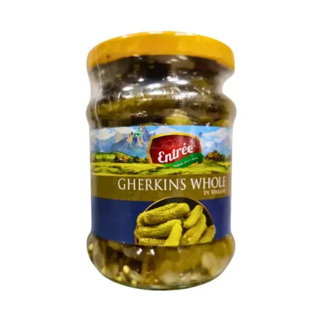 Entrée Gherkins Whole in Vinegar - Nutri Earth