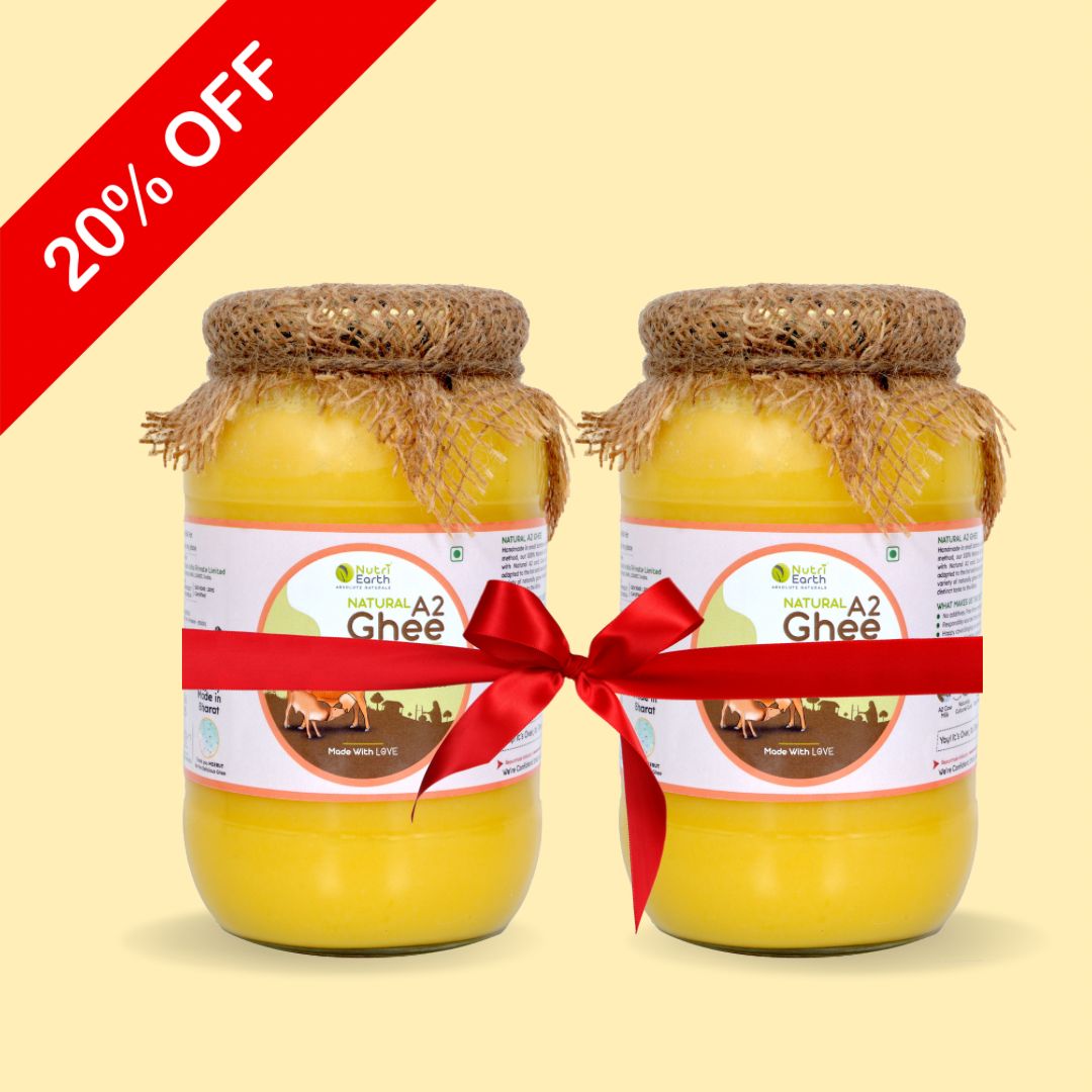 Nutriearth A2 Cow Ghee Sahiwal (twin pack)