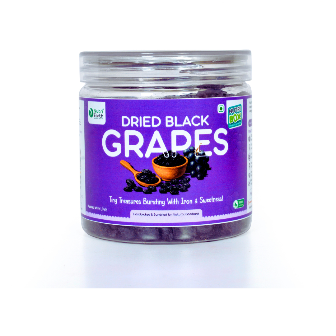Dry Black Grapes