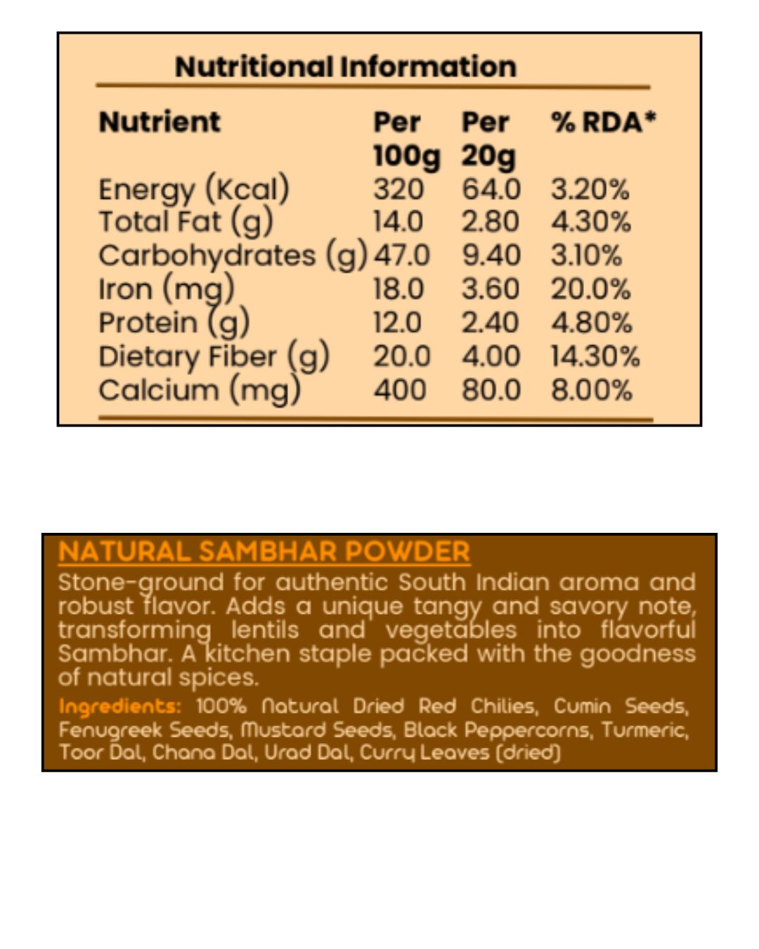 Sambar Powder