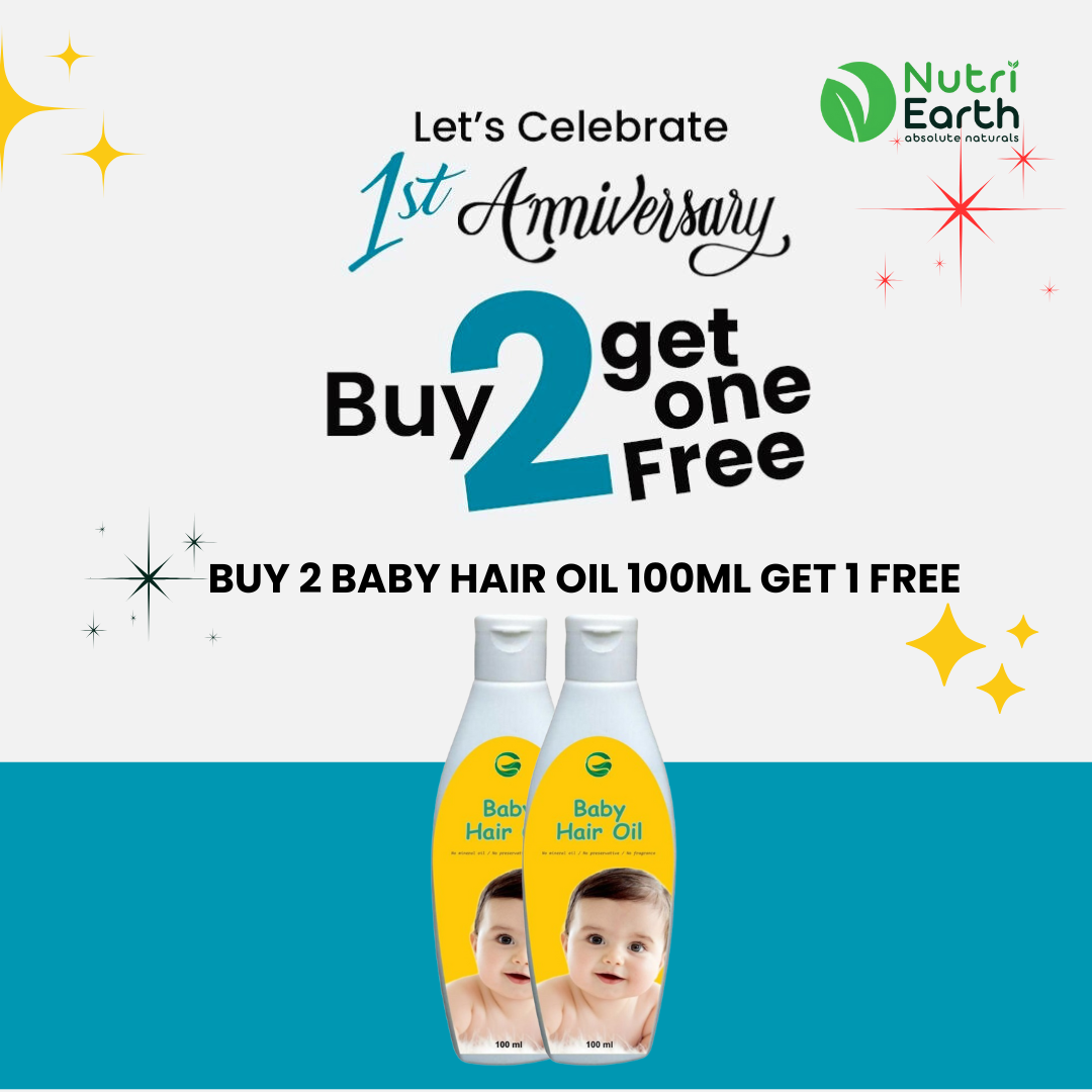 BUY 2 Baby Hair Oil GET 1 FREE