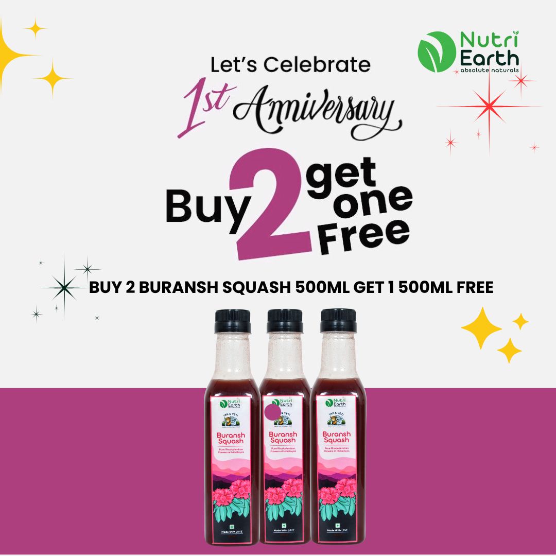 BUY 2 BURANSH SQUASH 500ML GET 1 500ML FREE