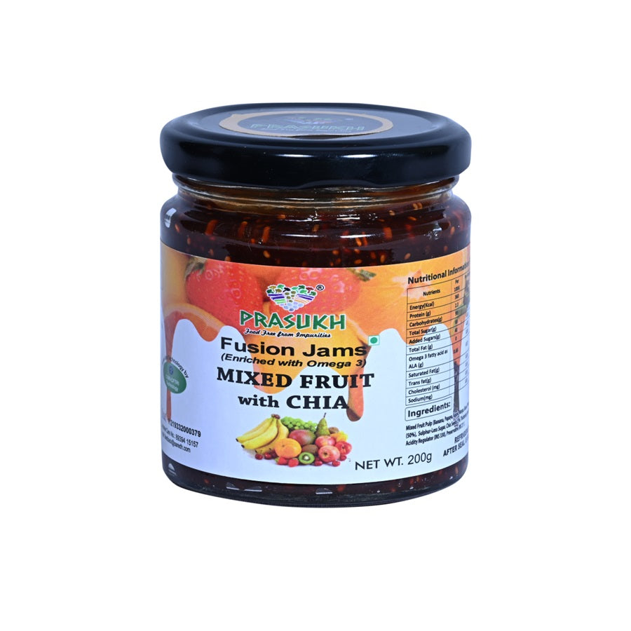 Chia Mixed Fruit Jam - Nutri Earth