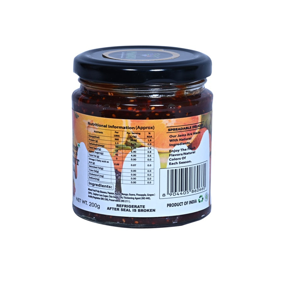 Chia Mixed Fruit Jam - Nutri Earth