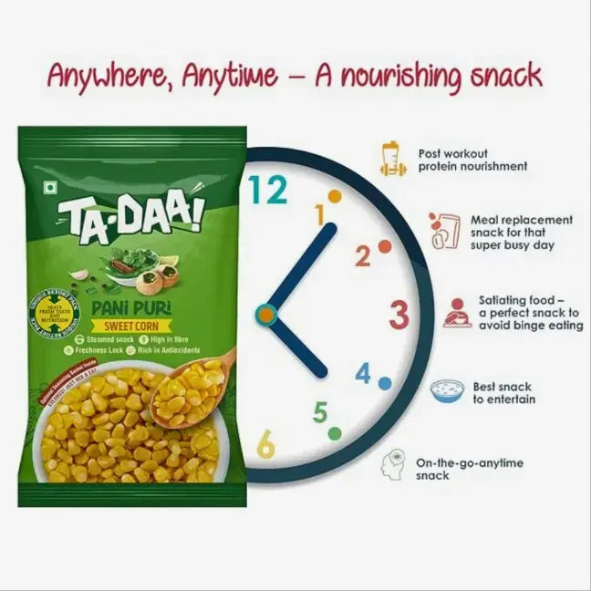 Ta-Daa Sweet Corn Pani Puri - Nutri Earth