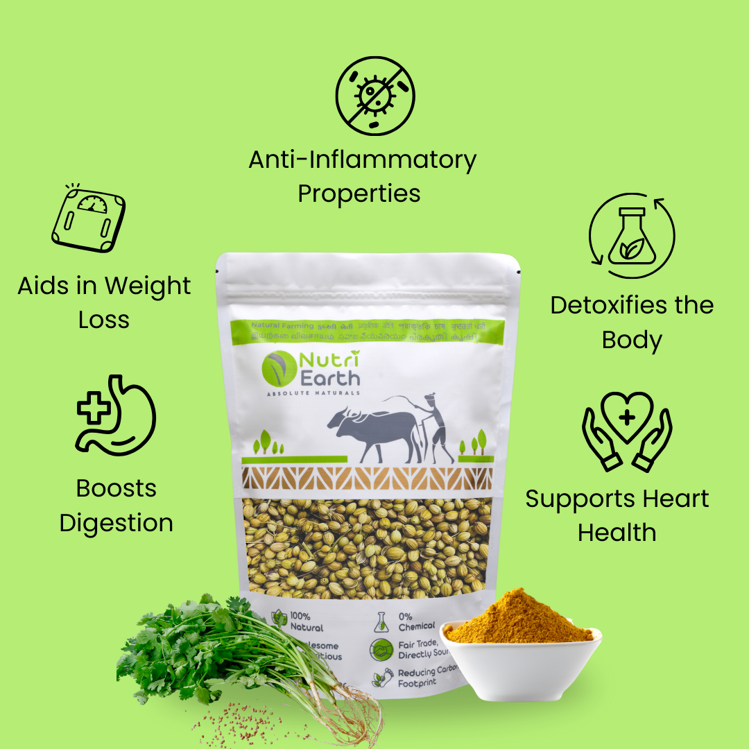 Corriander Seed Whole - Nutri Earth