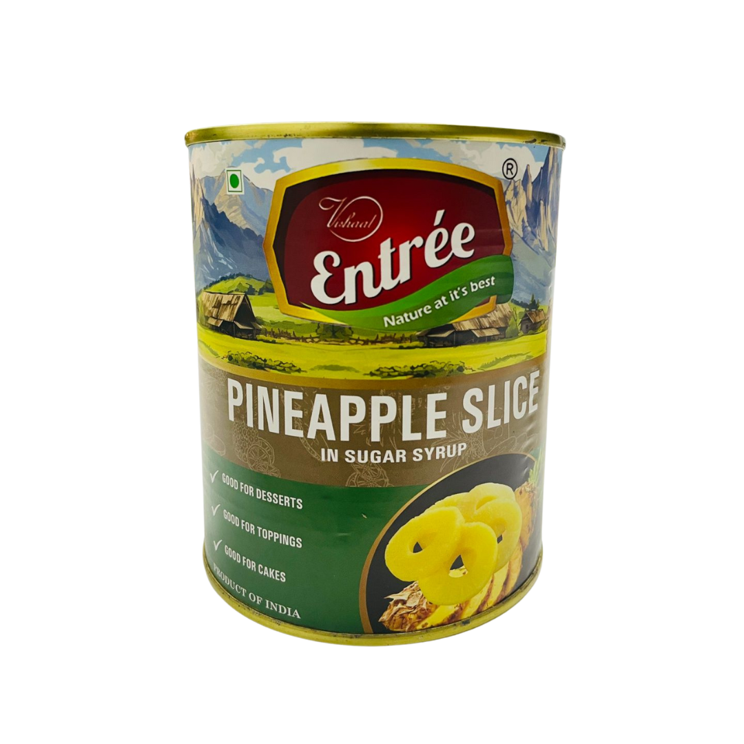 Entrée Pineapple Slice in Sugar Syrup 850gm - Nutri Earth