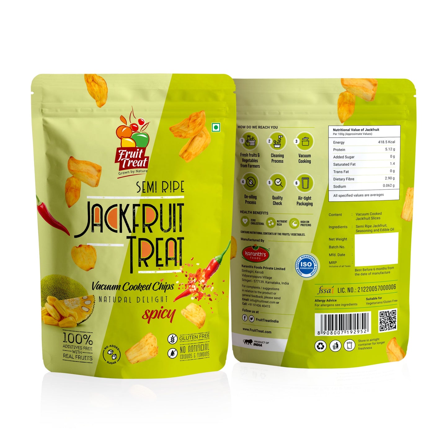 Karanths Jackfruit Plain - Nutri Earth