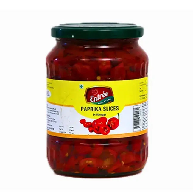Entrée Red Paprika Slice in Vinegar - Nutri Earth