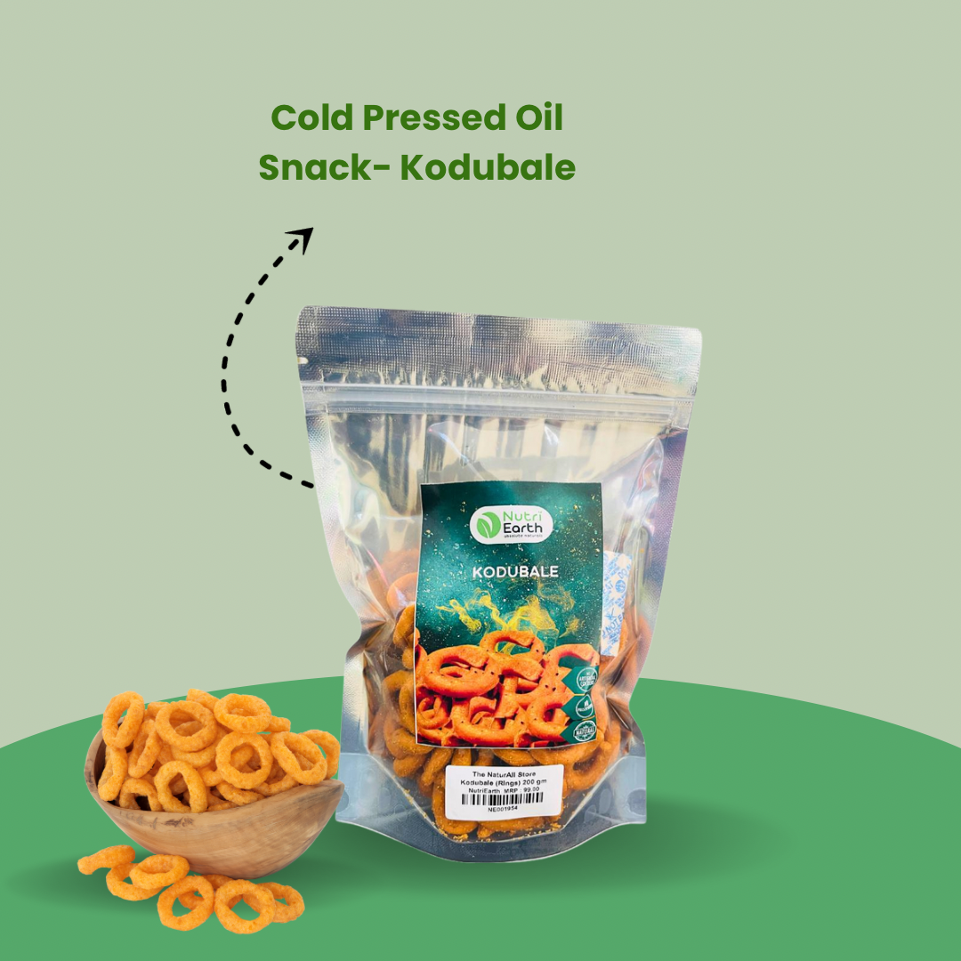 Cold Pressed Oil Snack- Kodubale - Nutri Earth