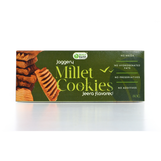 Jaggery Millet Cookies Jeera Flavored