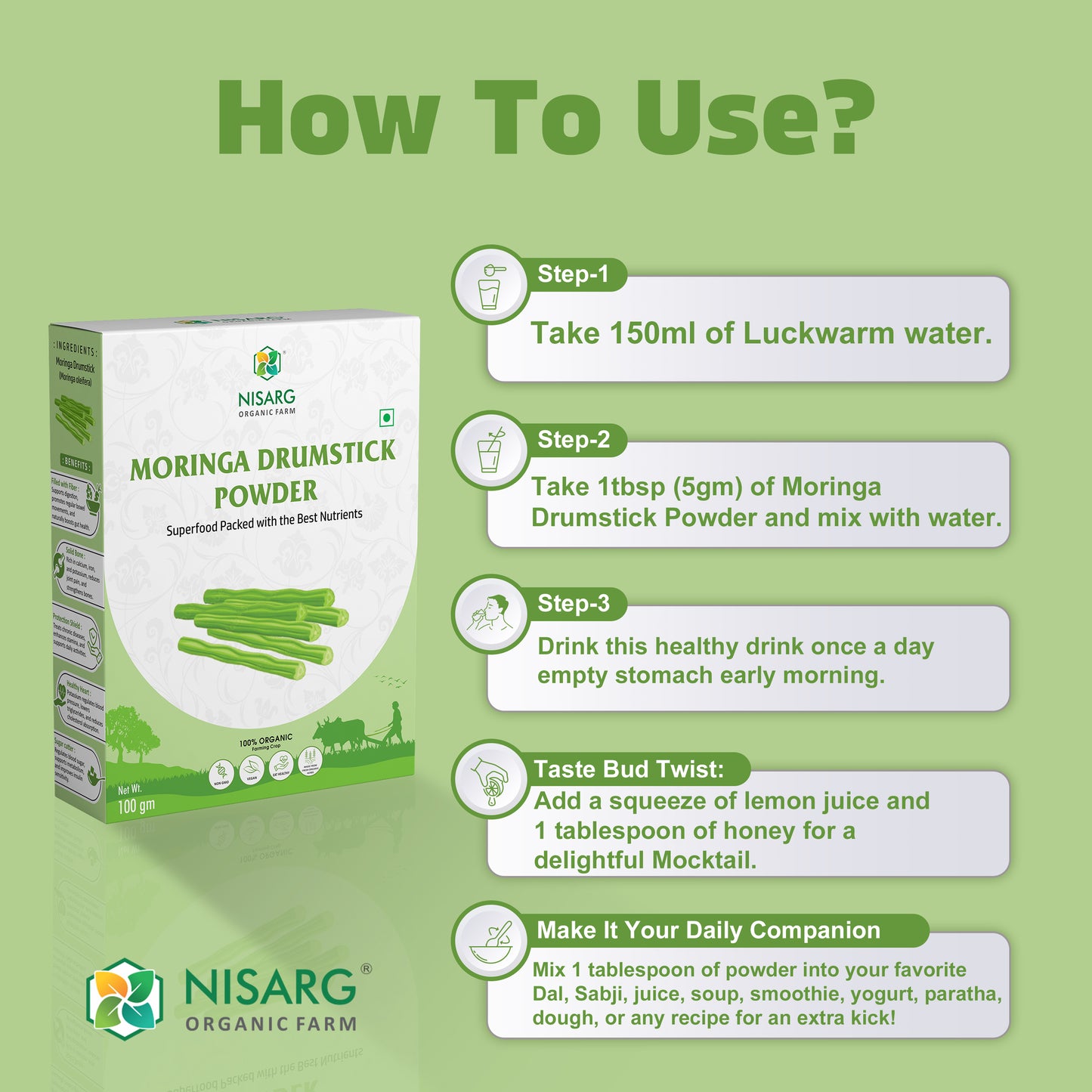 Moringa Drumstick Powder