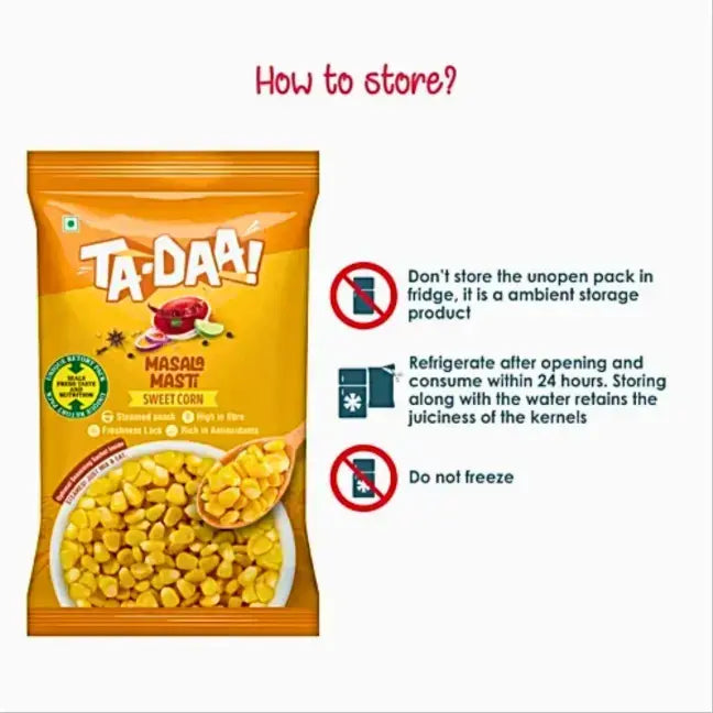 Ta-Daa Sweet Corn Masala Masti - Nutri Earth