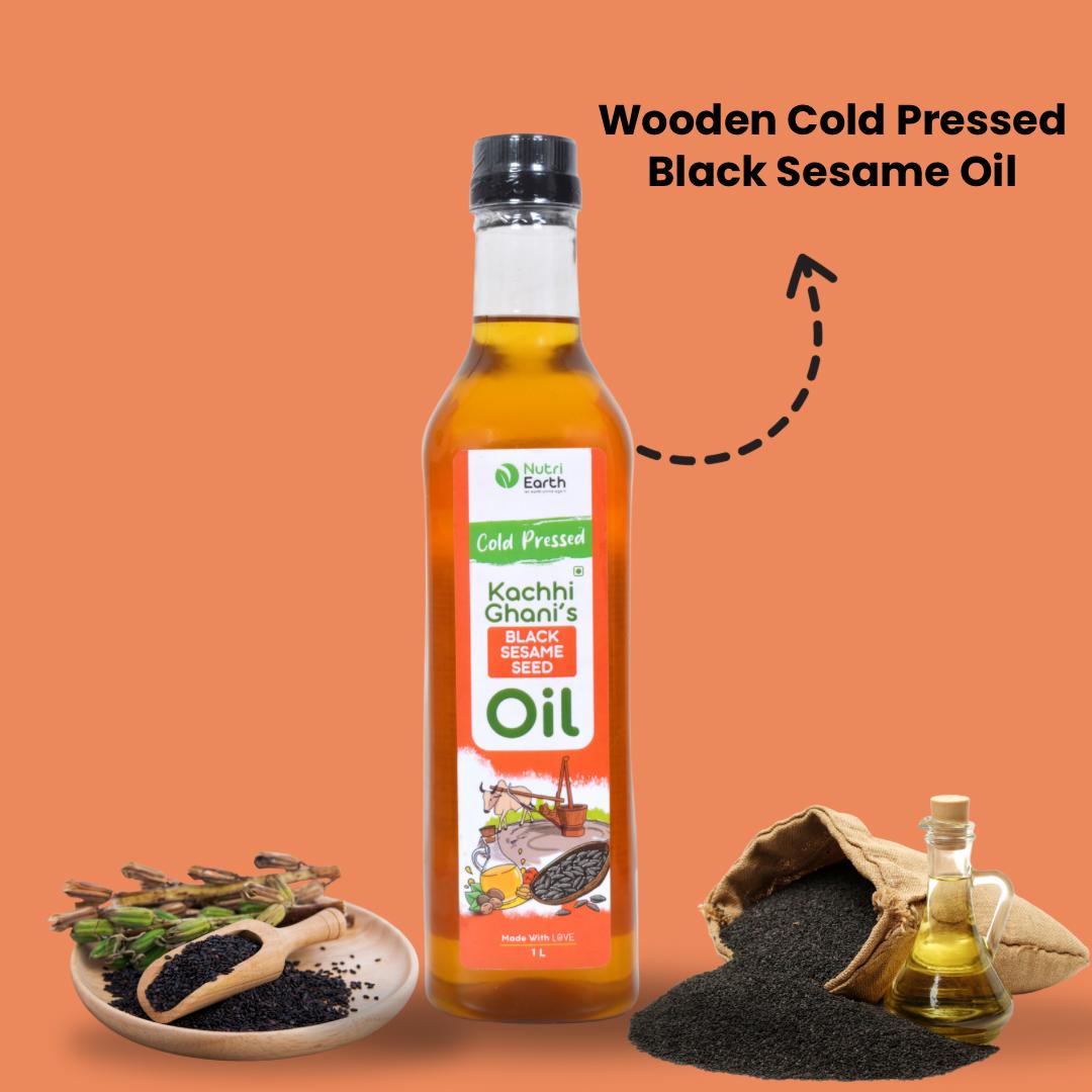 Wooden Cold Pressed Sesame Oil