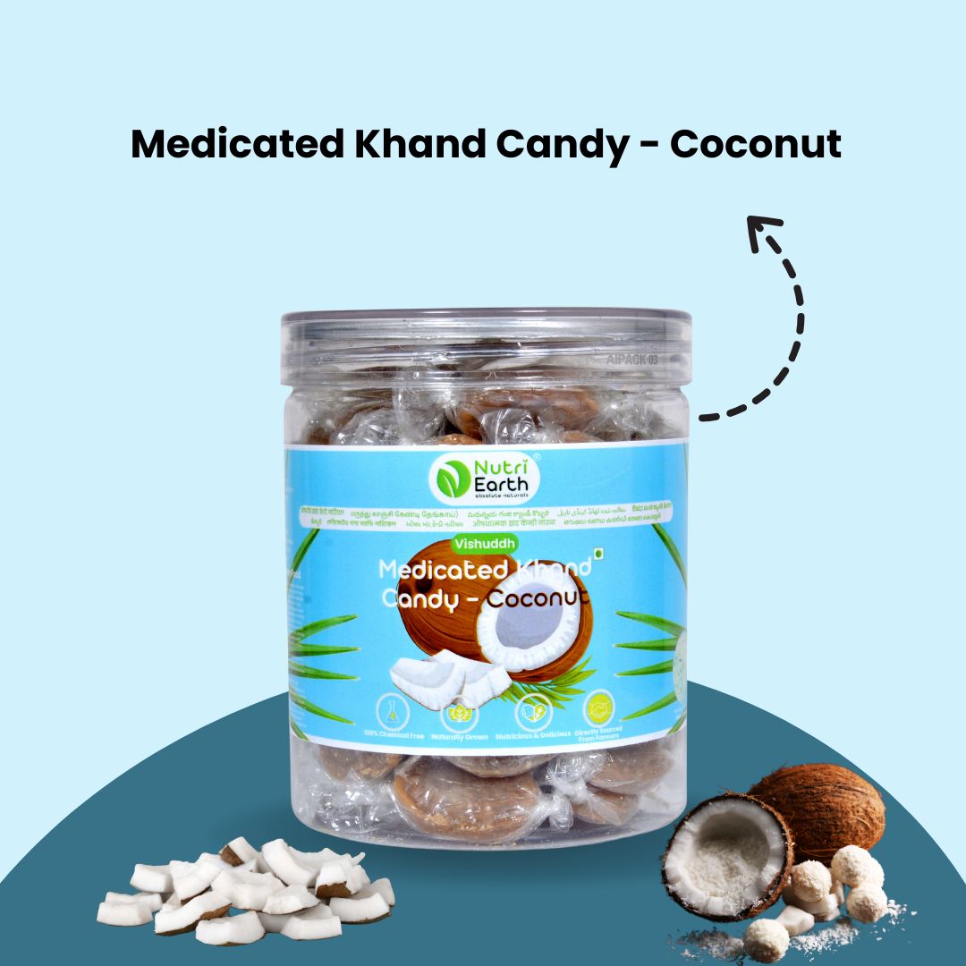 Medicated Khand Candy - Coconut