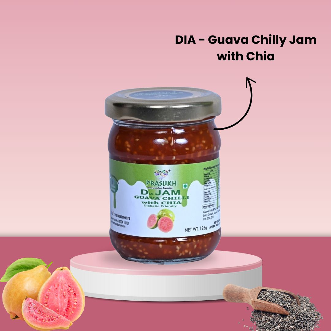 DIA - Guava Chilly Jam with Chia