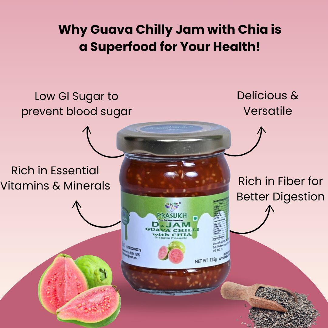 DIA - Guava Chilly Jam with Chia