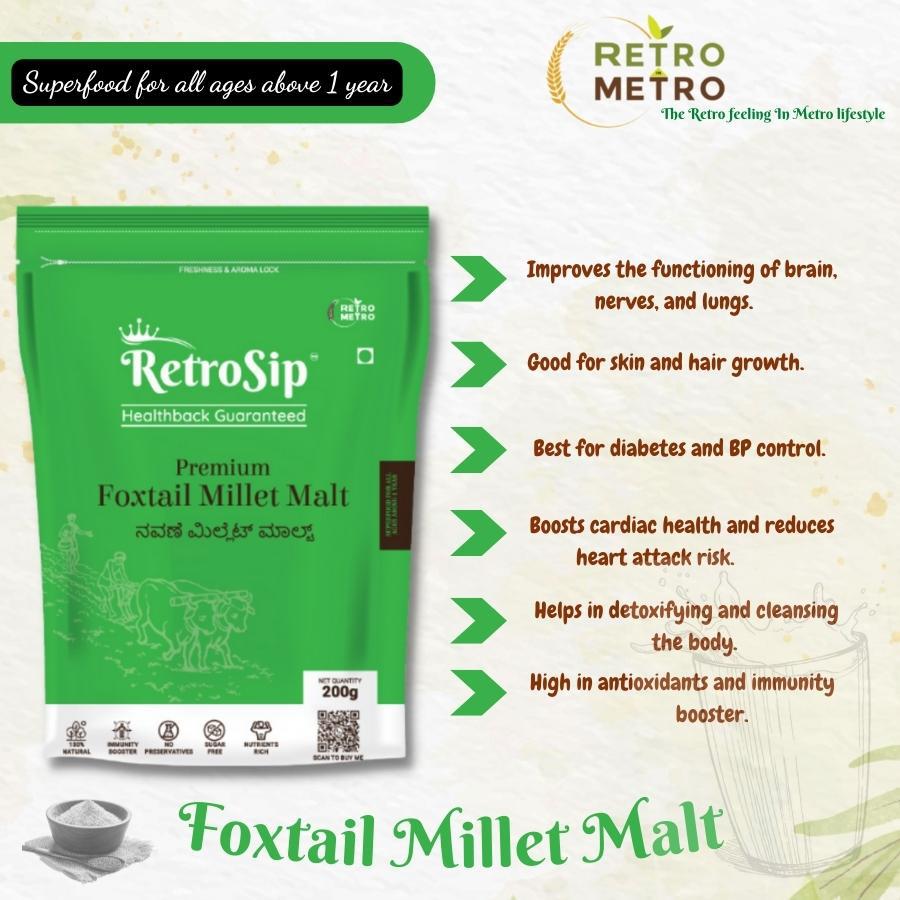 Retrosip Foxtail Millet Malt Premium