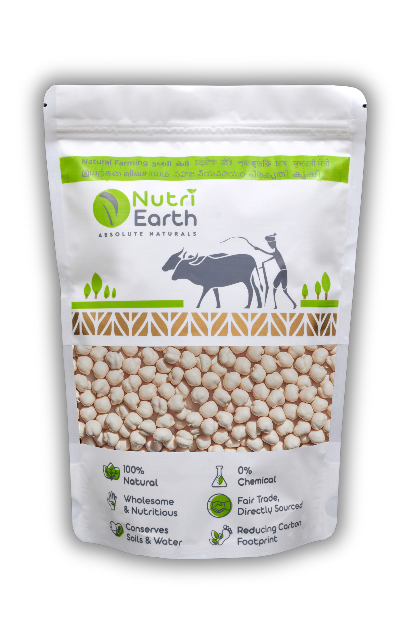 Kabuli Chana (White Chickpeas) - Nutri Earth