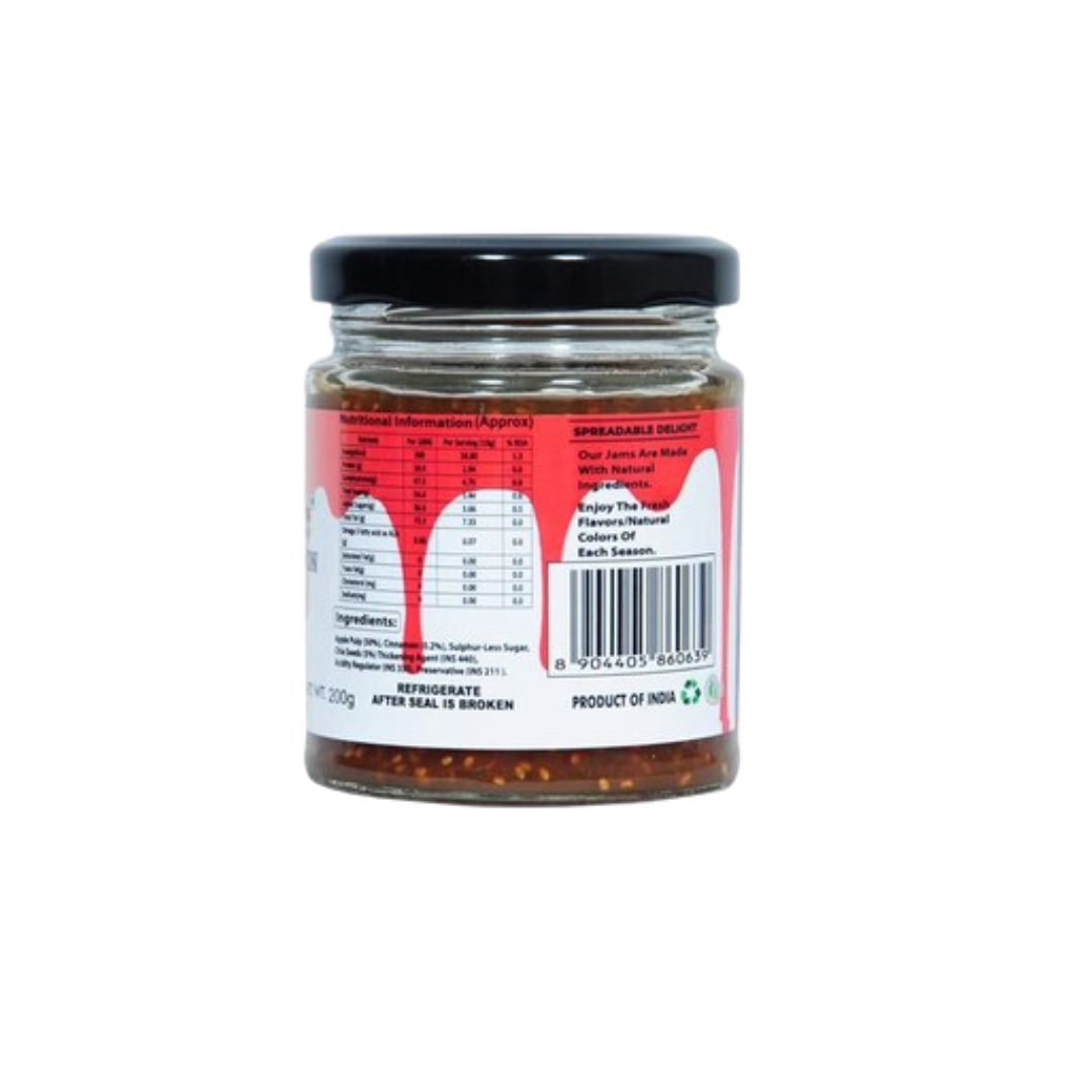Chia Apple Cinnamon Jam - Nutri Earth