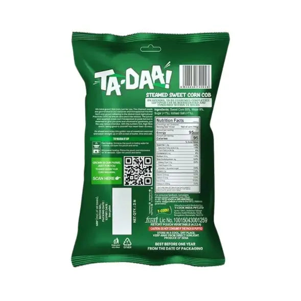 Ta-Daa Sweet Corn Double Cob - Nutri Earth