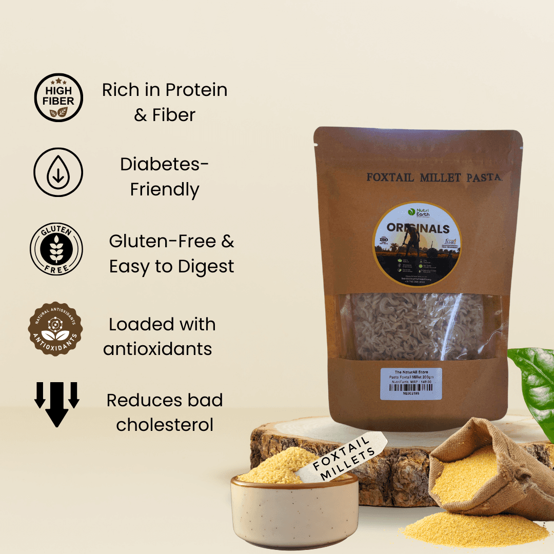 Foxtail Millet Pasta - Nutriearth