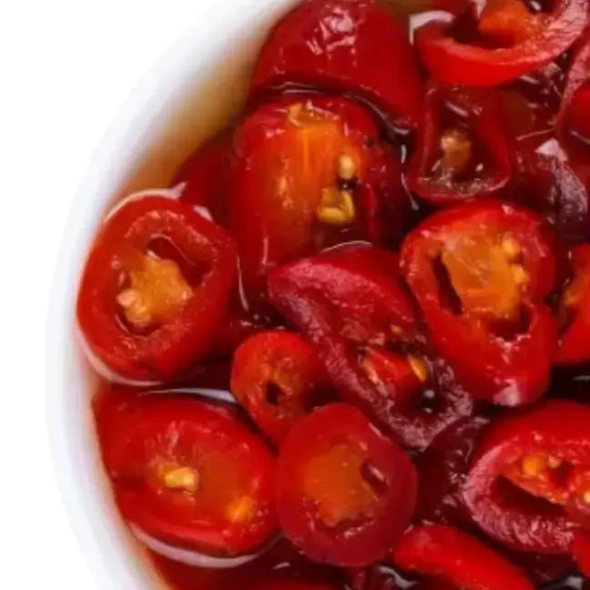 Entrée Red Paprika Slice in Vinegar - Nutri Earth