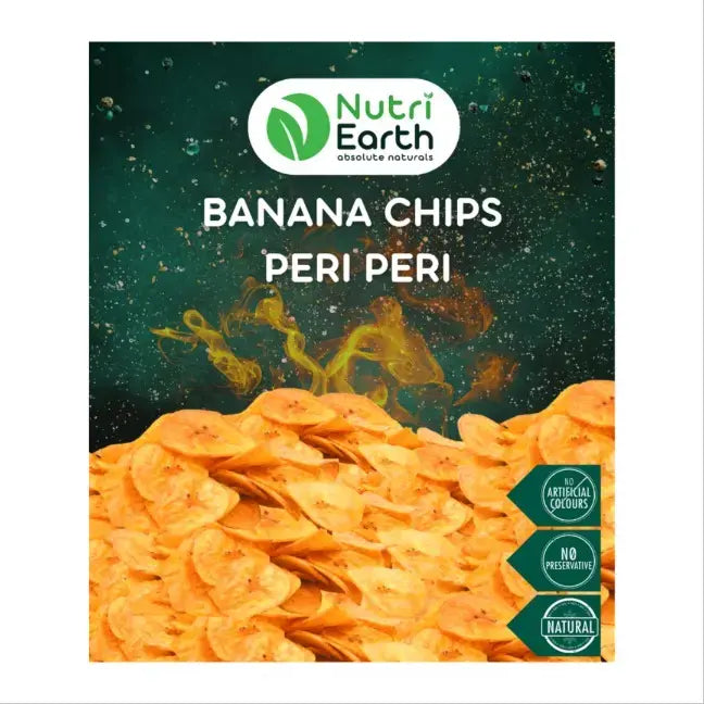 Banana Chips (Peri-Peri) - Nutri Earth