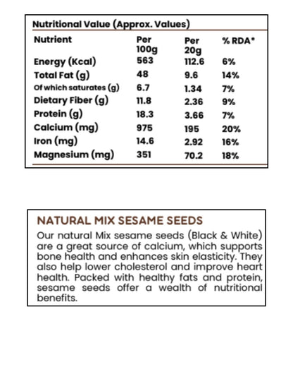 BUY 2 MIX SESAME SEEDS GET 1 FREE