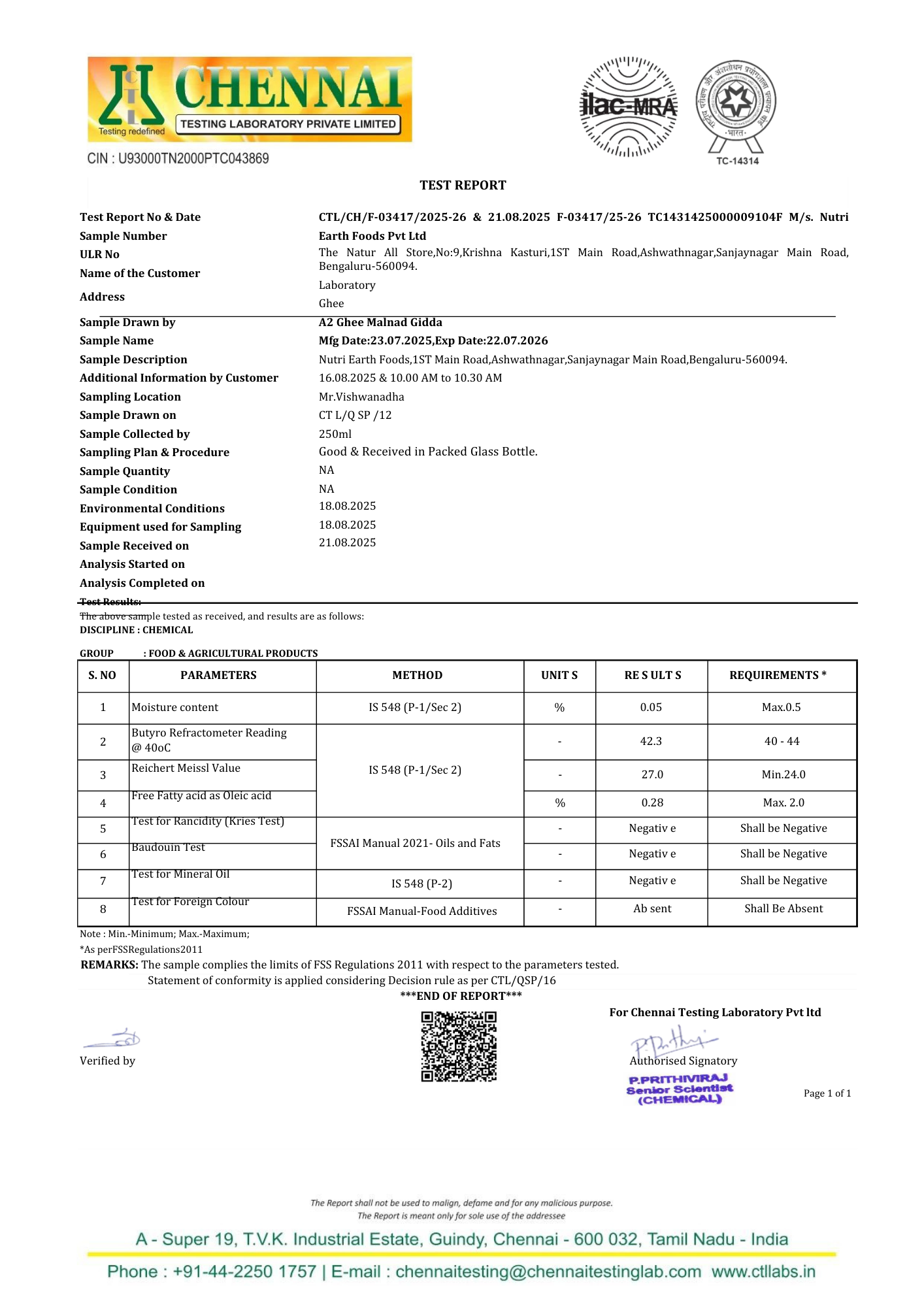 A2 Malnad Gidda Cow Ghee