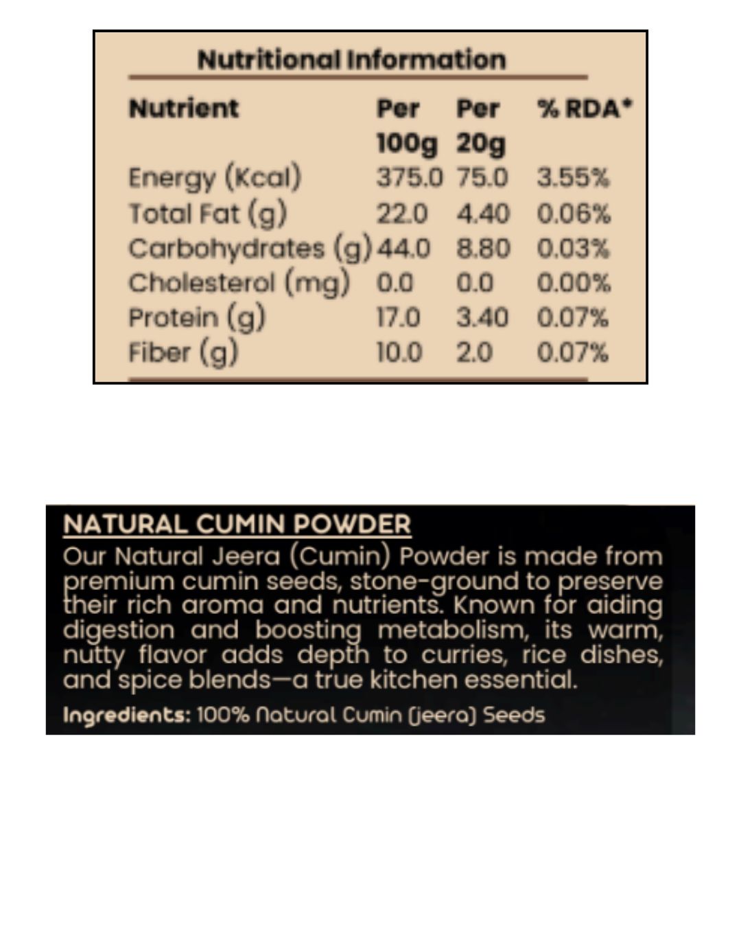Jeera Powder