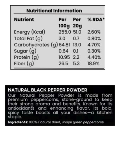 Black Pepper Powder