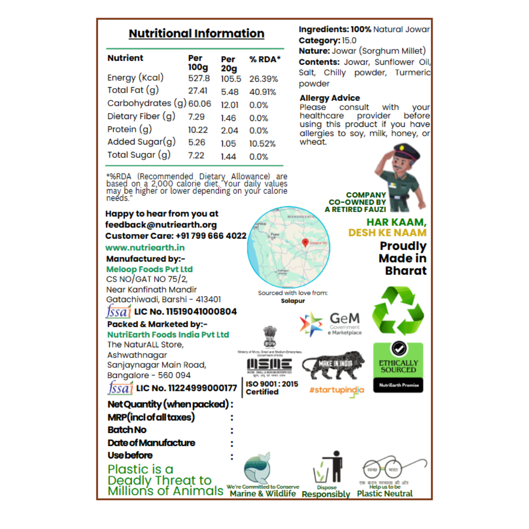 Jowar Chiwda (Sorghum Flakes)