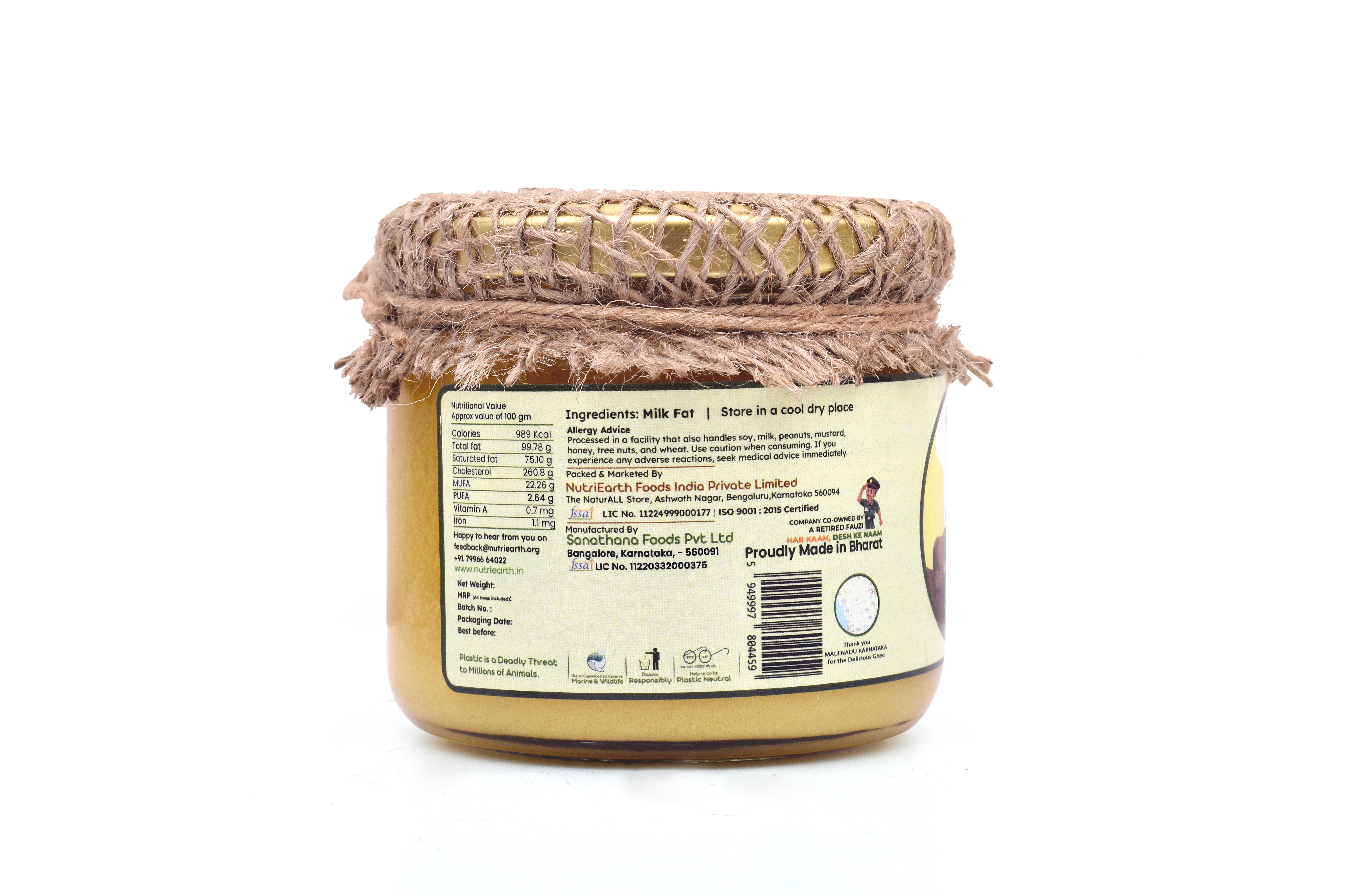 A2 Malnad Gidda Cow Ghee