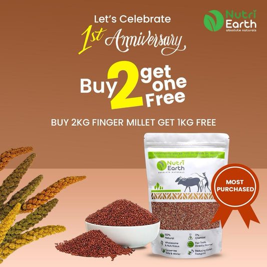 BUY 2KG FINGER MILLET GET 1 KG FREE
