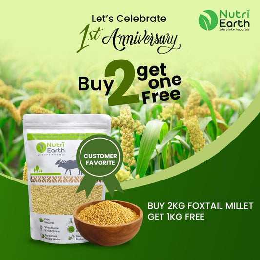 BUY 2 KG FOXTAIL MILLET GET 1 KG FREE