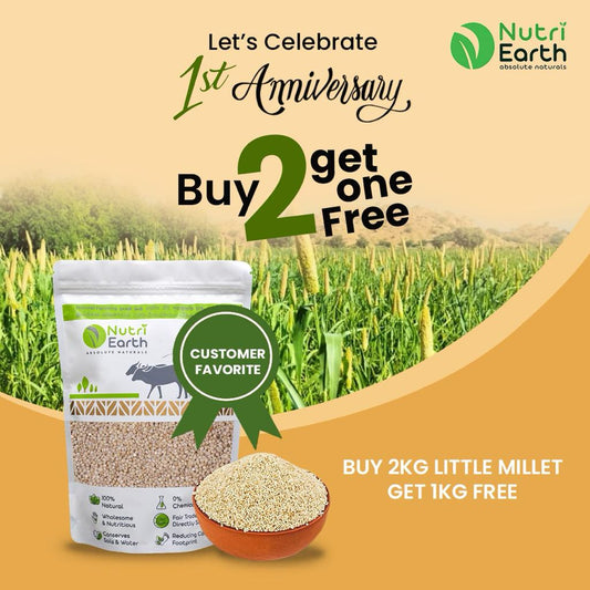 BUY 2 KG LITTLE MILLET GET 1 KG FREE