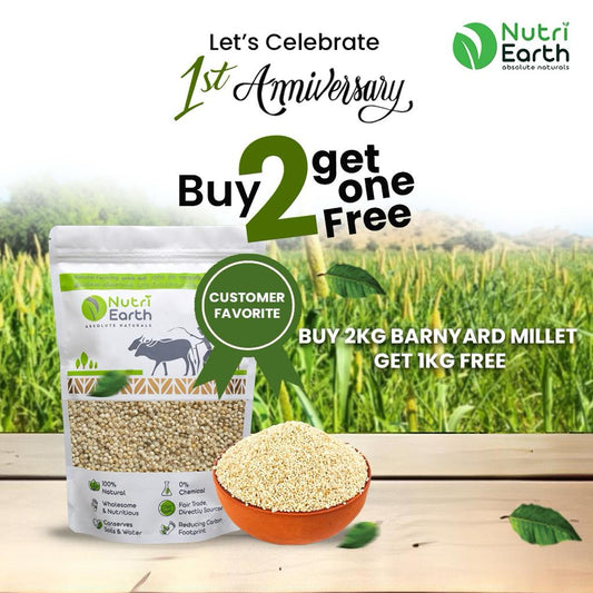 BUY 2KG BARNYARD MILLET GET 1KG FREE